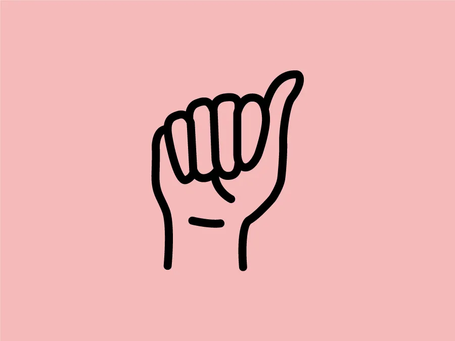 ASL alphabet letter A hand gesture